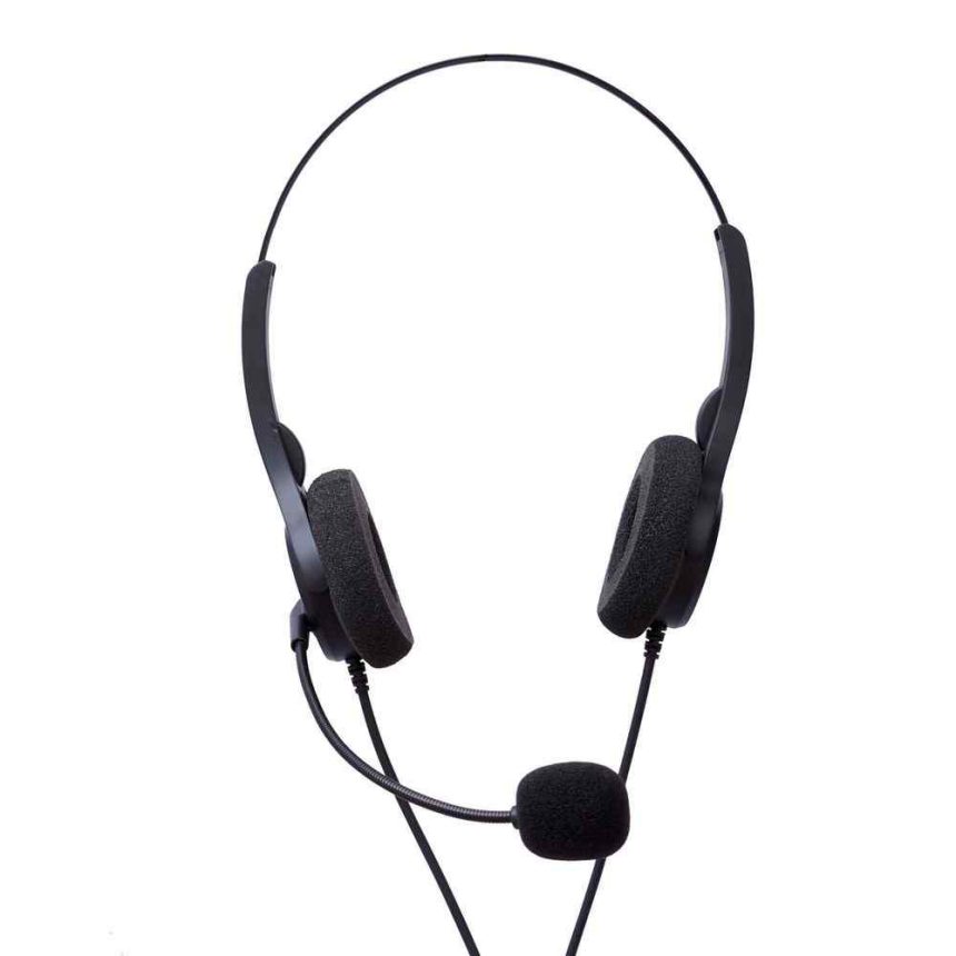 Alpha 140 EC Binaural Noise Cancellation Headset + 2.5 Headset ...